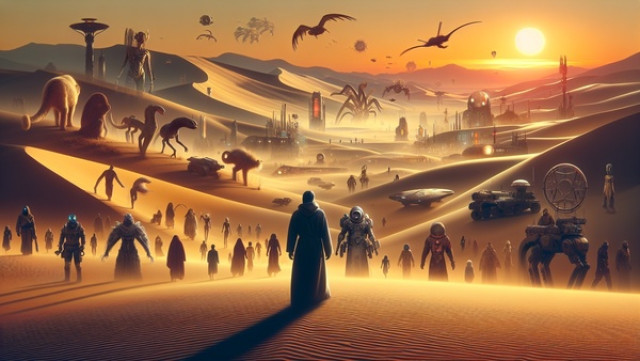 Portada de Dune por Frank Herbert