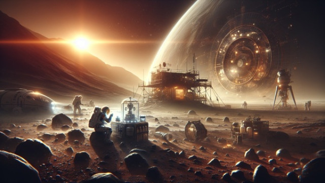 Portada de El marciano por Andy Weir