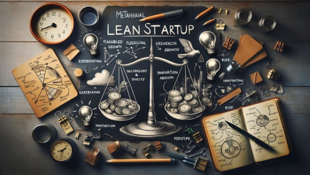 Portada de El método Lean Startup por Eric Ries