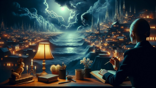 Portada de Ficciones por Jorge Luis Borges